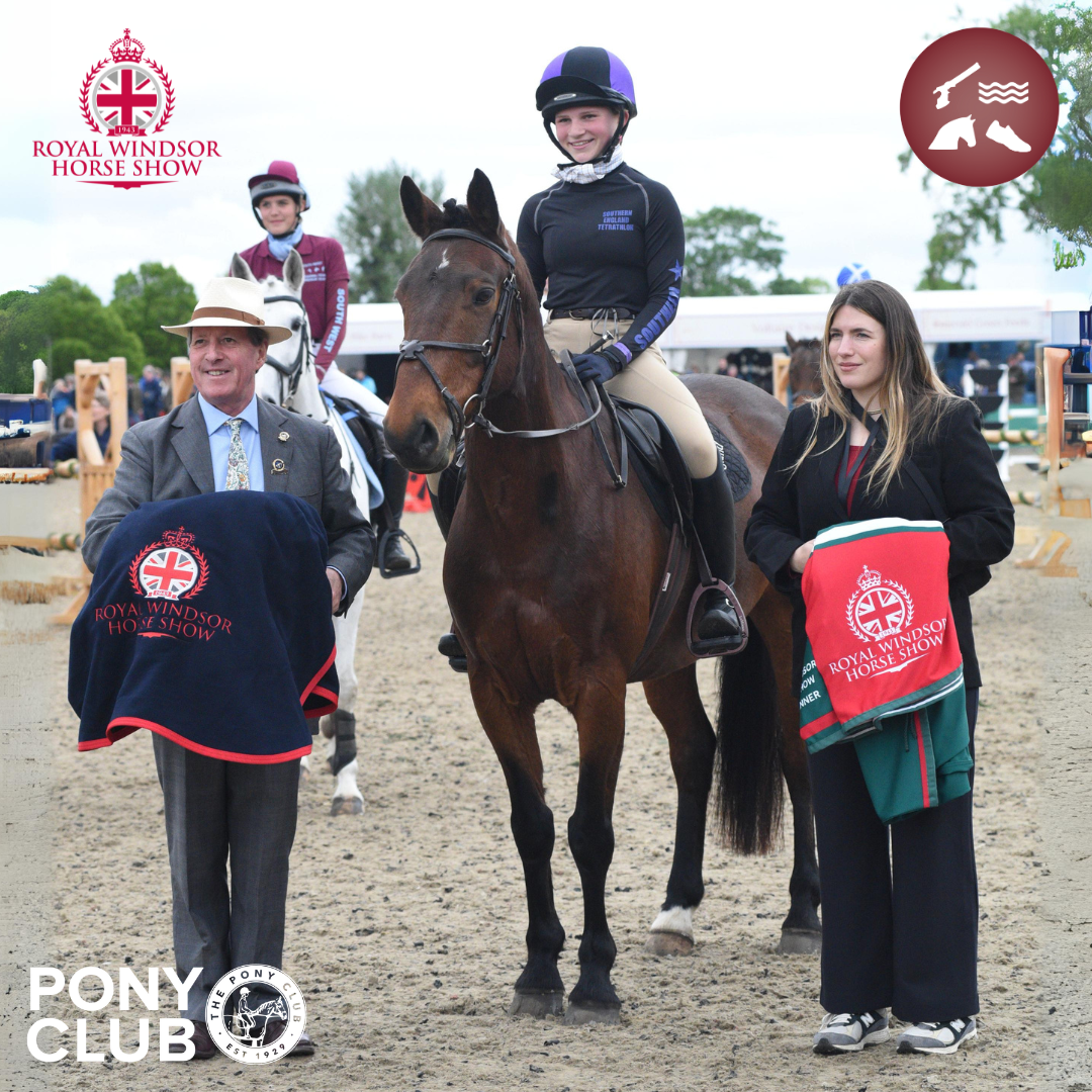 Tetrathlon at Royal Windsor Horse Show | The Pony Club UK